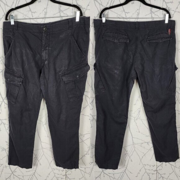 Trussardi Dark Gray Cargo Pants - Picture 1 of 3